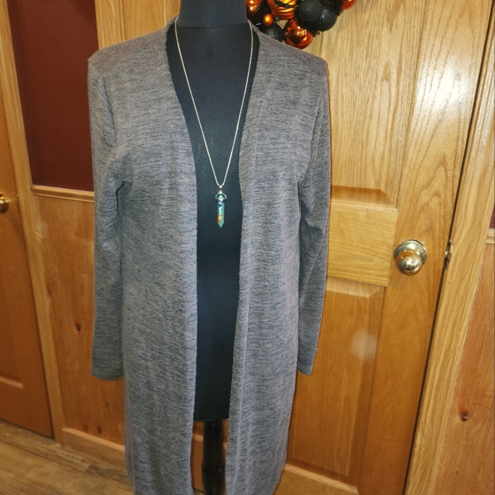 Notations long brown sweater size XL